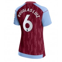 Dres Aston Villa Douglas Luiz #6 Domaci za Žensko 2023-24 Kratak Rukav